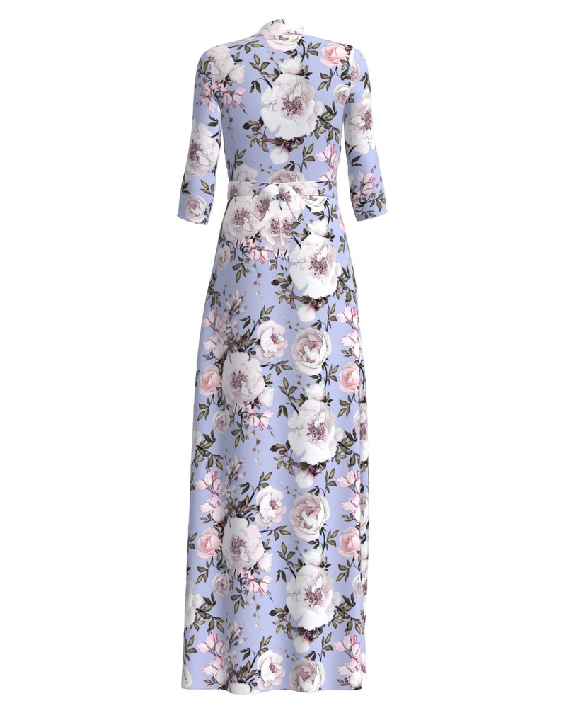 SCOTCH ROSE MAXI ELEGANT DRESS LILAC