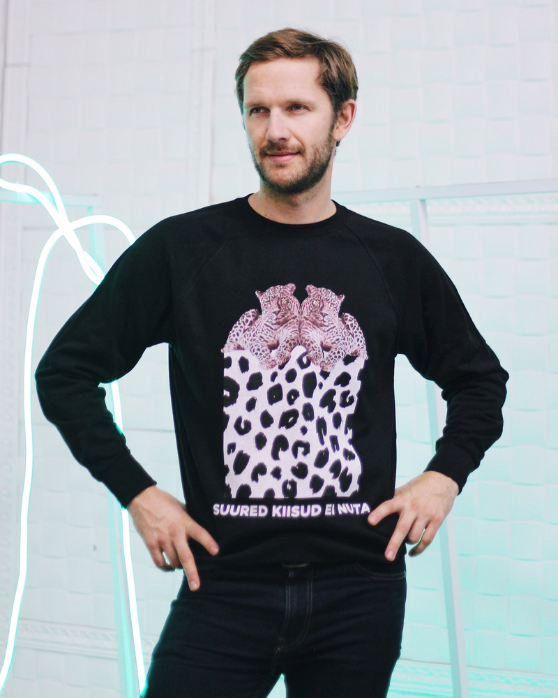 SUURED KIISUD EI NUTA MEN SWEATSHIRT BLACK