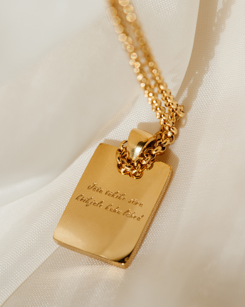 TD BOW NECKLACE GOLD