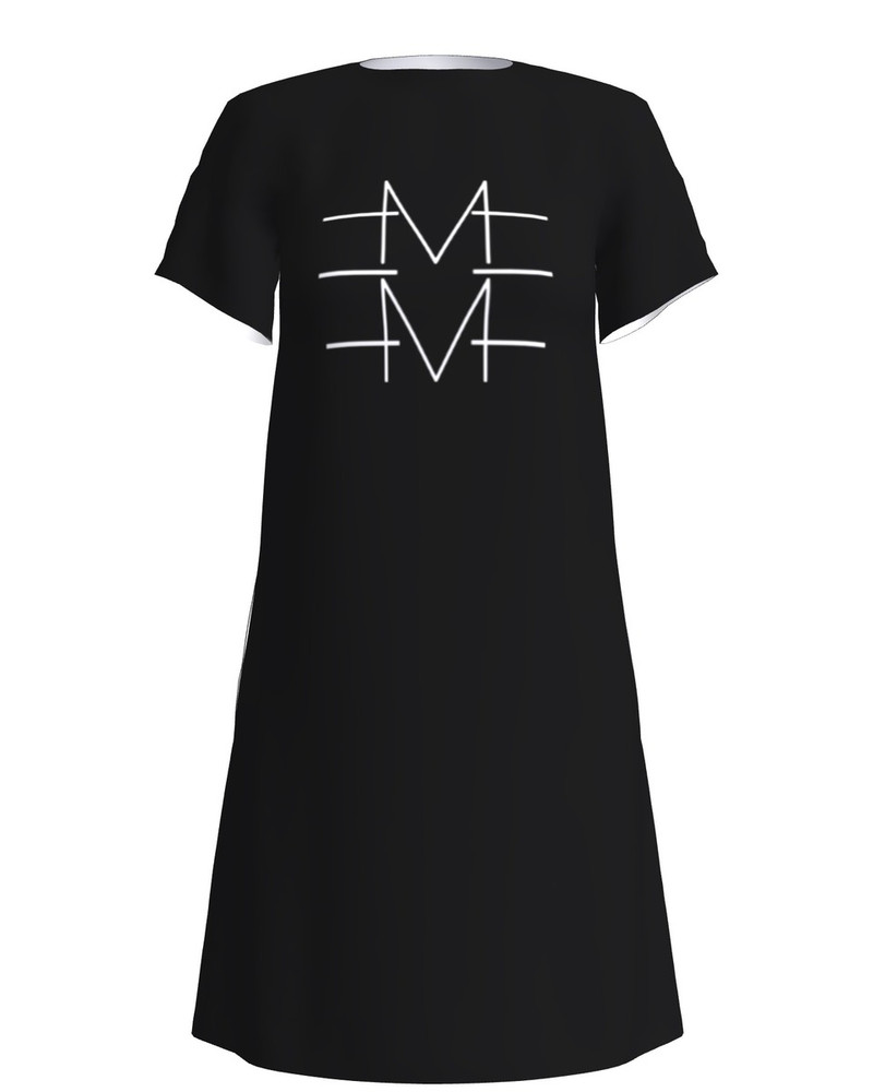 EMME PRINT DRESS BLACK