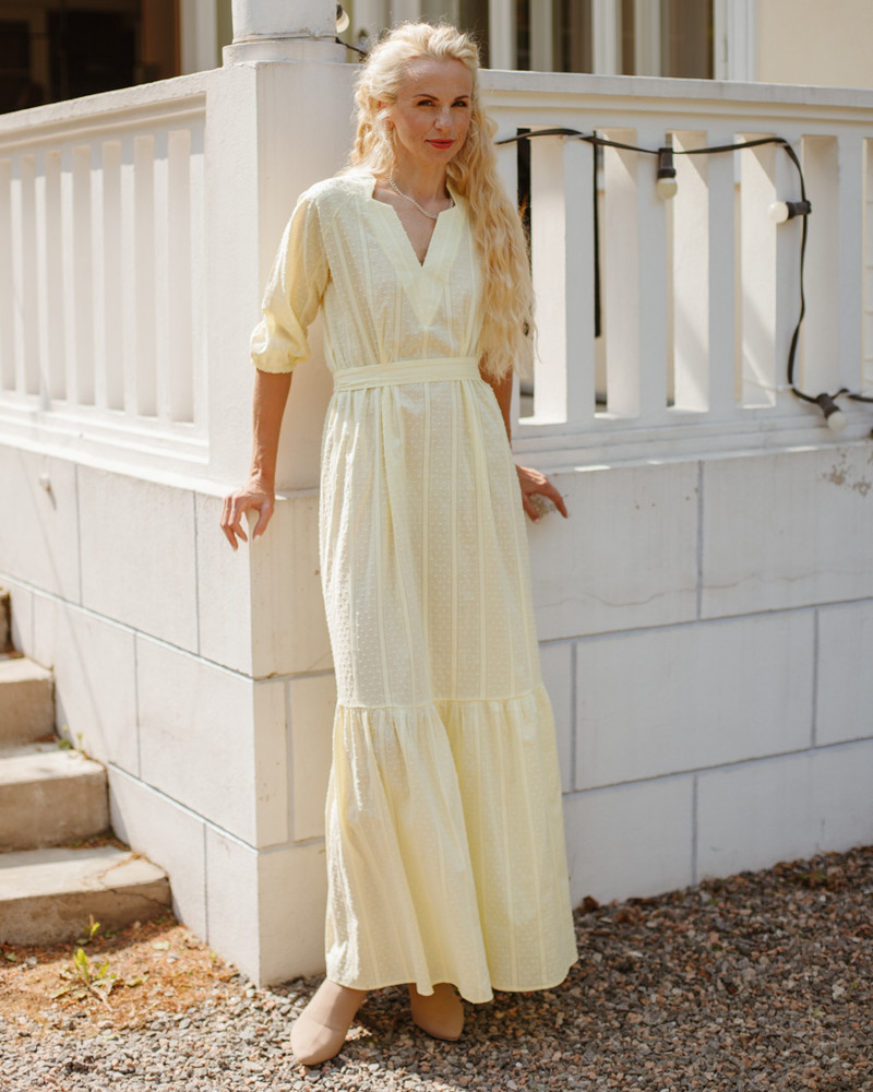 SUMMER COMET MAXI DRESS YELLOW