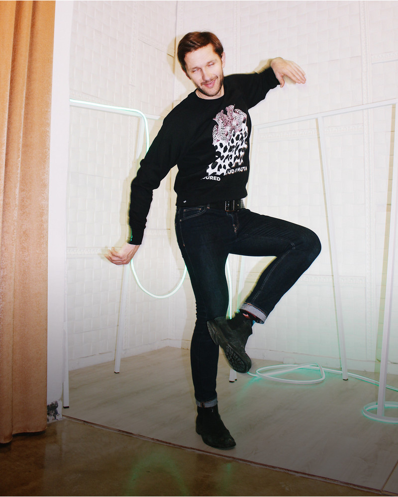 SUURED KIISUD EI NUTA MEN SWEATSHIRT BLACK
