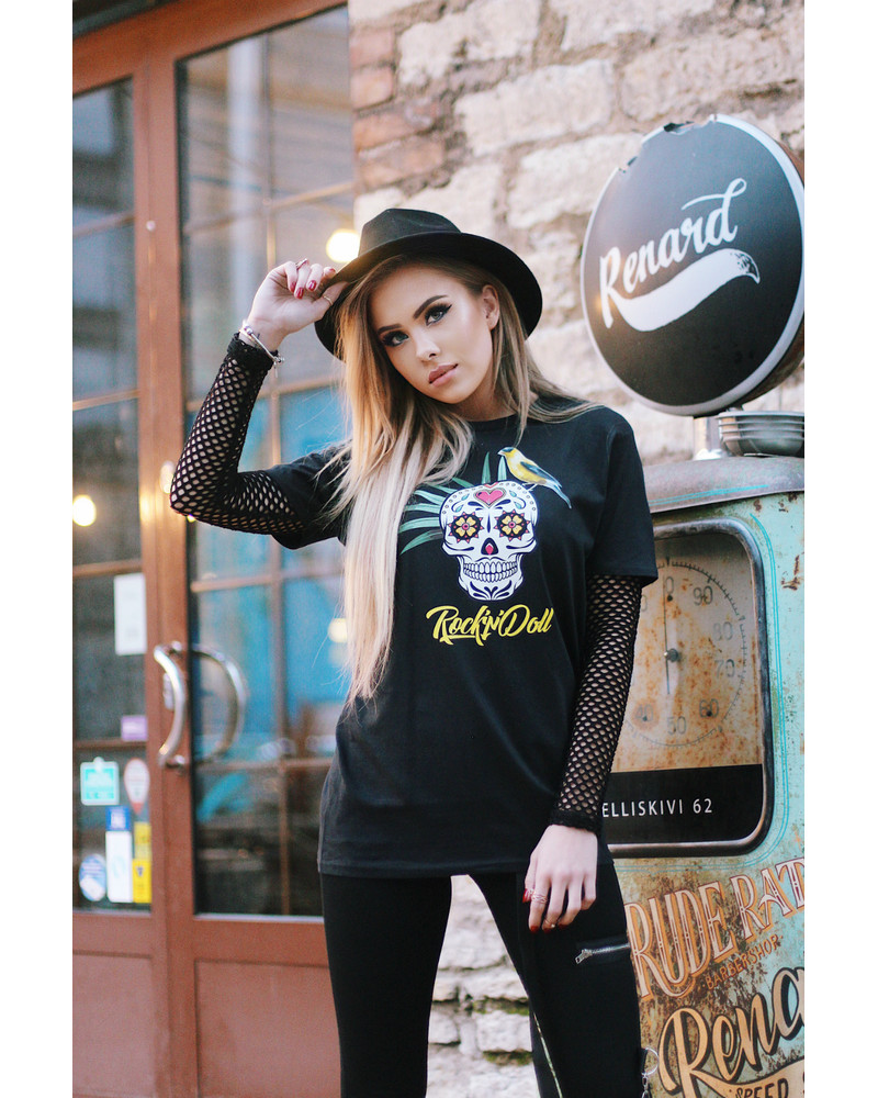 ROCK N DOLL T-SHIRT BLACK