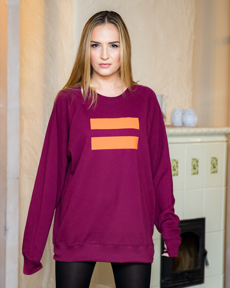 ORANGE VÕRDSUS SWEATSHIRT PURPLE