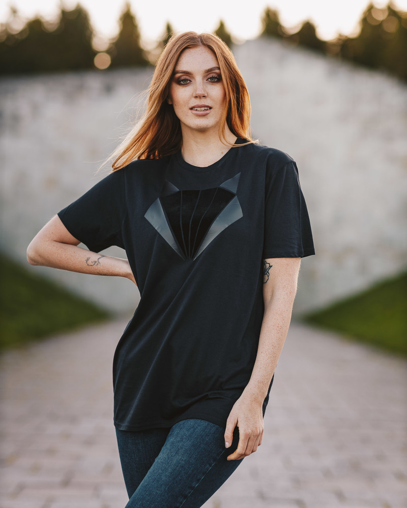 FOX UNISEX T-SHIRT BLACK