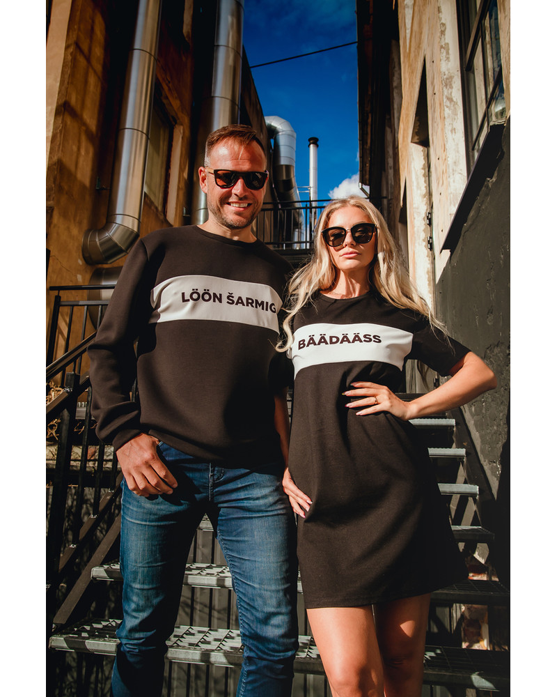 LÖÖN ŠARMIGA SWEATSHIRT BLACK