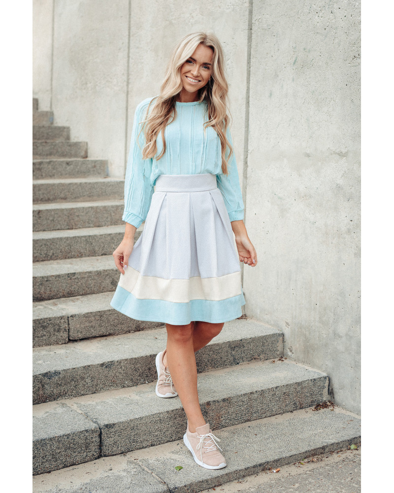 TRIO PETUNIA GREY SKIRT
