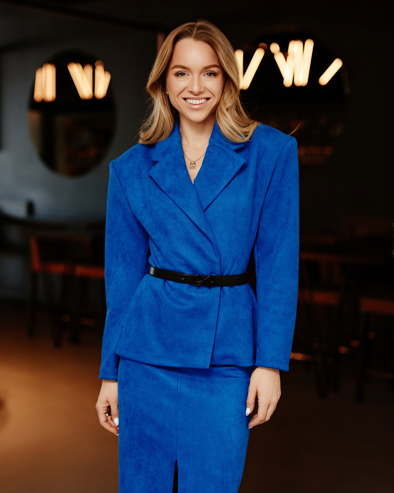 INES SUIT JACKET BLUE