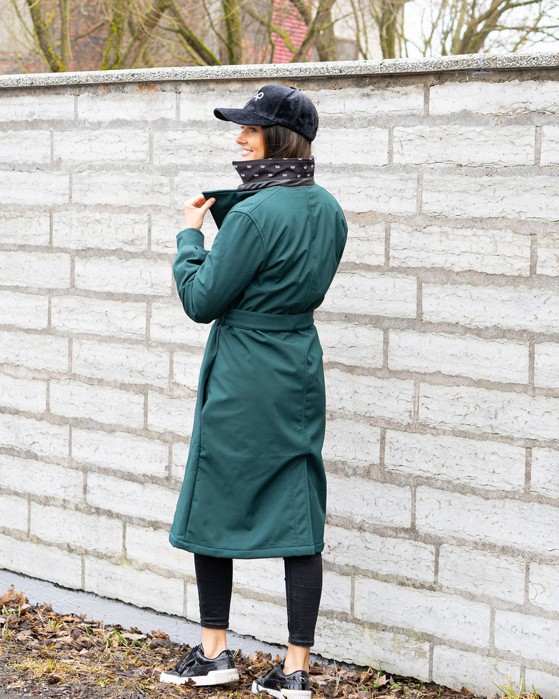 TD TRENCH COAT GREEN