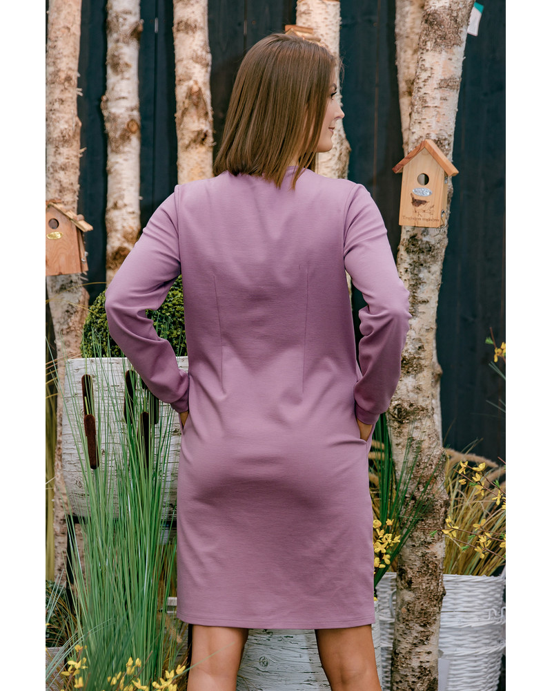CORNFLOWER DRESS PLUM