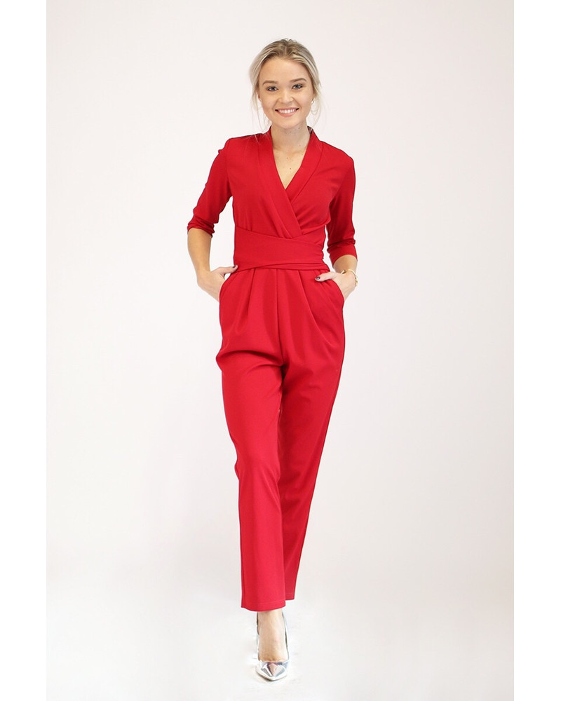 ELEGANT JUMPSUIT RED