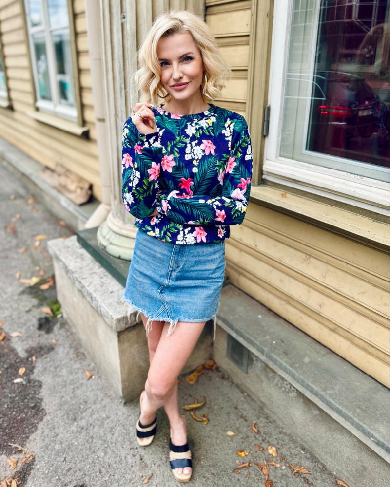 LILY SWEATSHIRT DARK BLUE
