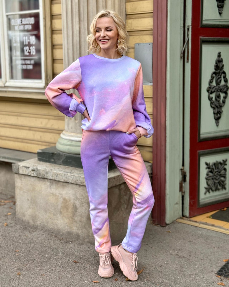 SWEATPANTS WOMEN OMBRE