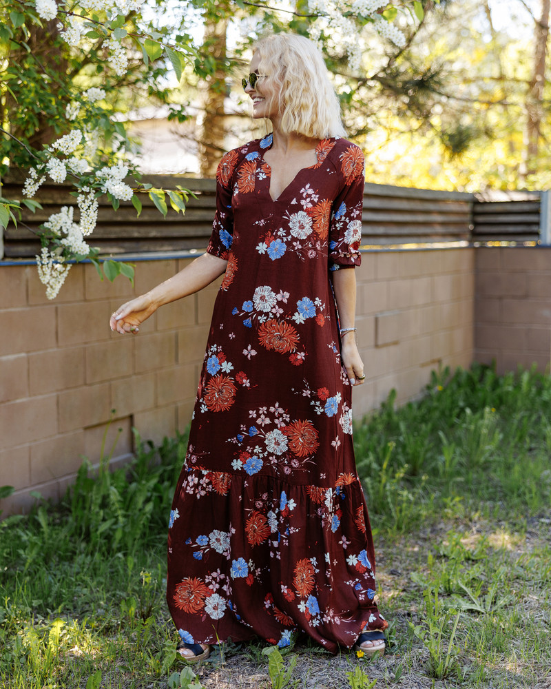 SUMMER COMET MAXI DRESS COUNTRY