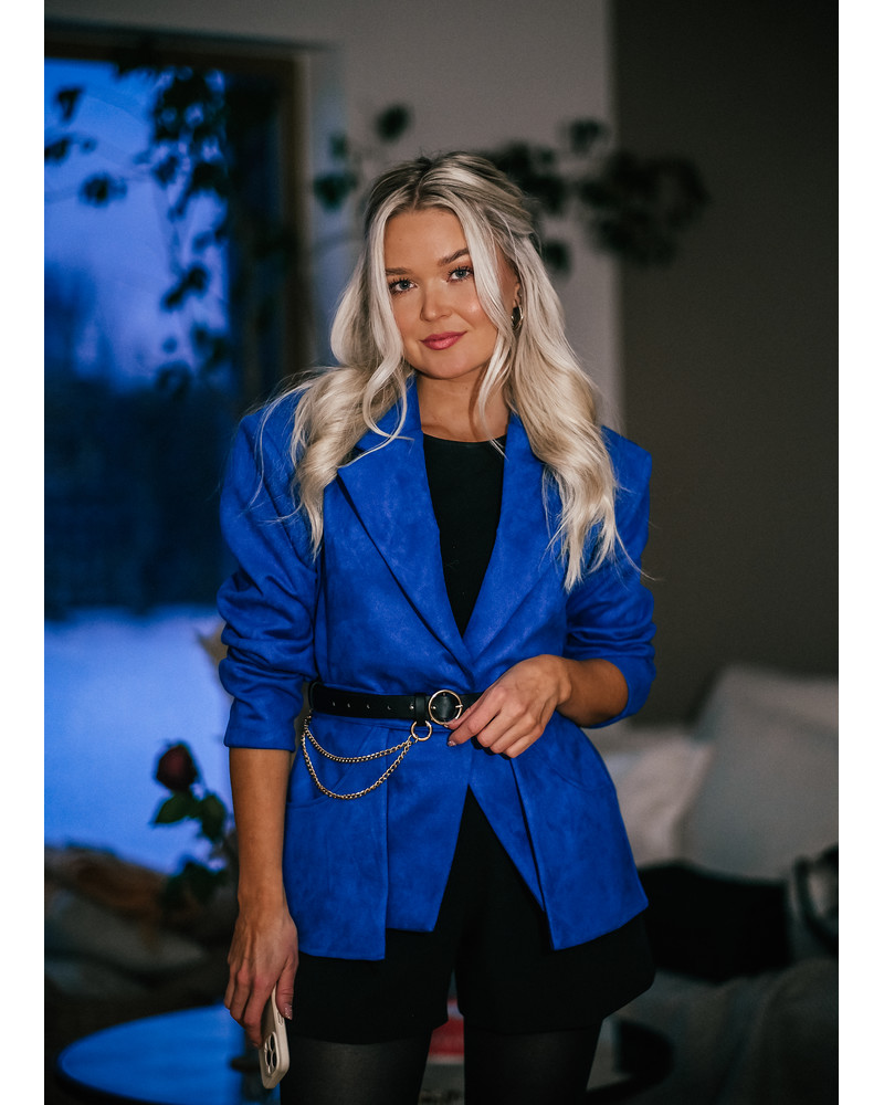 INES SUIT JACKET BLUE