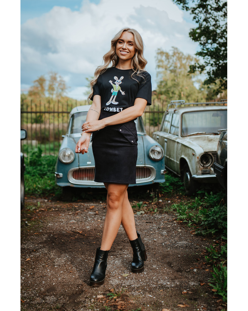 PRIVET BLACK T-SHIRT