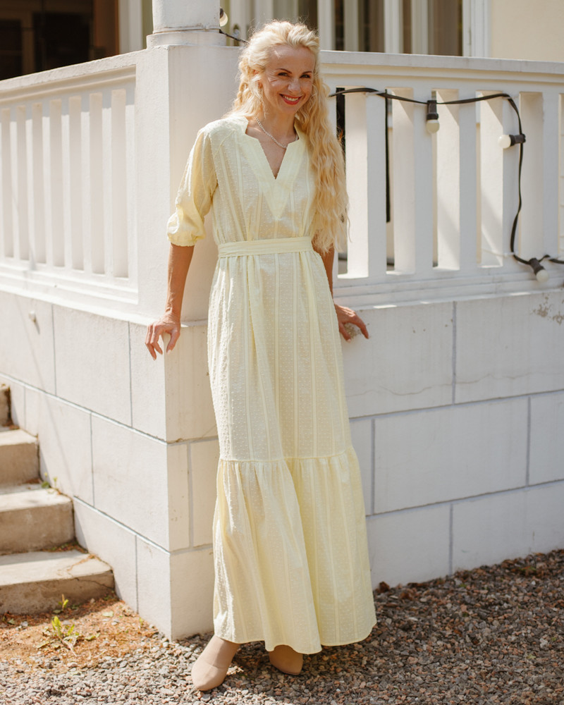 SUMMER COMET MAXI DRESS YELLOW