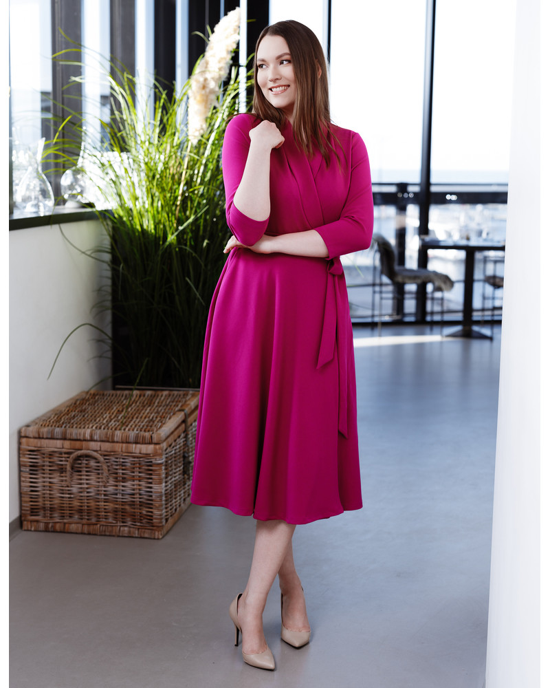 MOON MIDI DRESS PURPLE