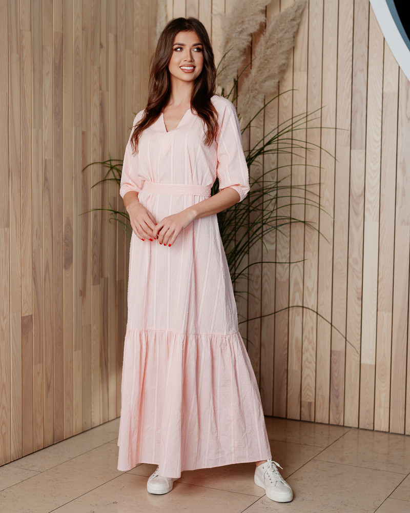SUMMER COMET MAXI DRESS PINK
