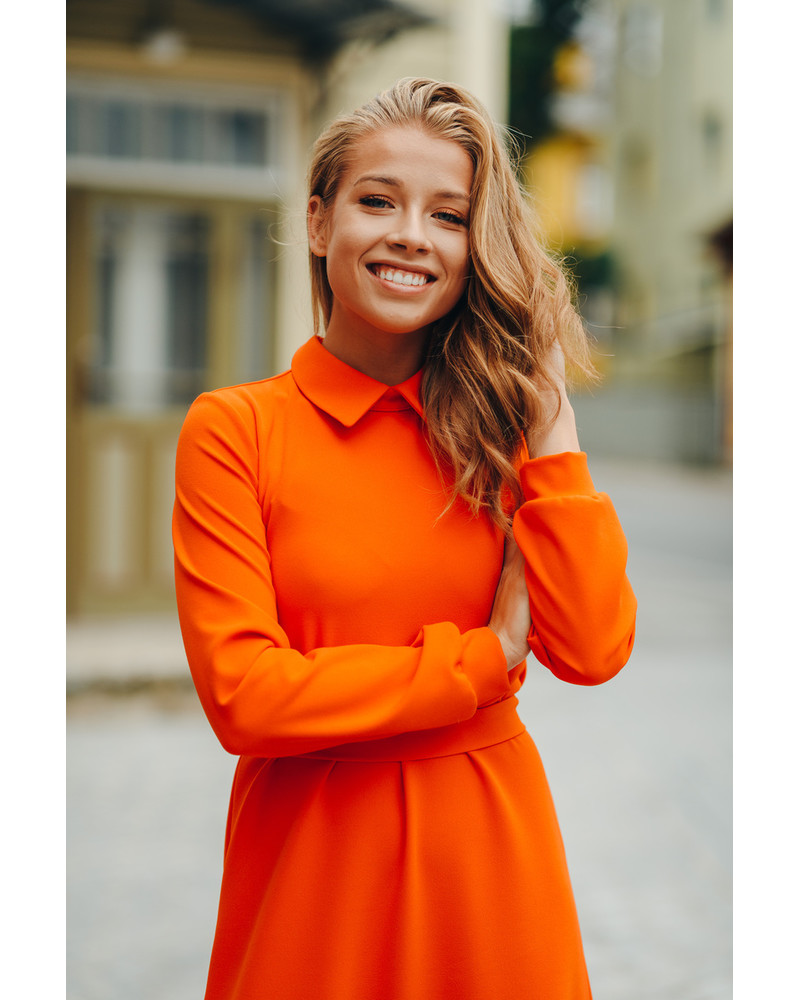 BLOSSOM DRESS ORANGE