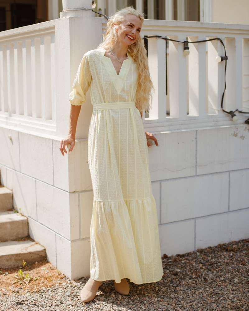 SUMMER COMET MAXI DRESS YELLOW