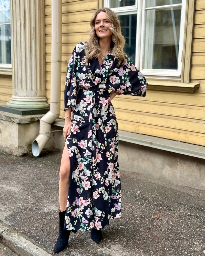 BOHO MAXI DRESS FLOWER