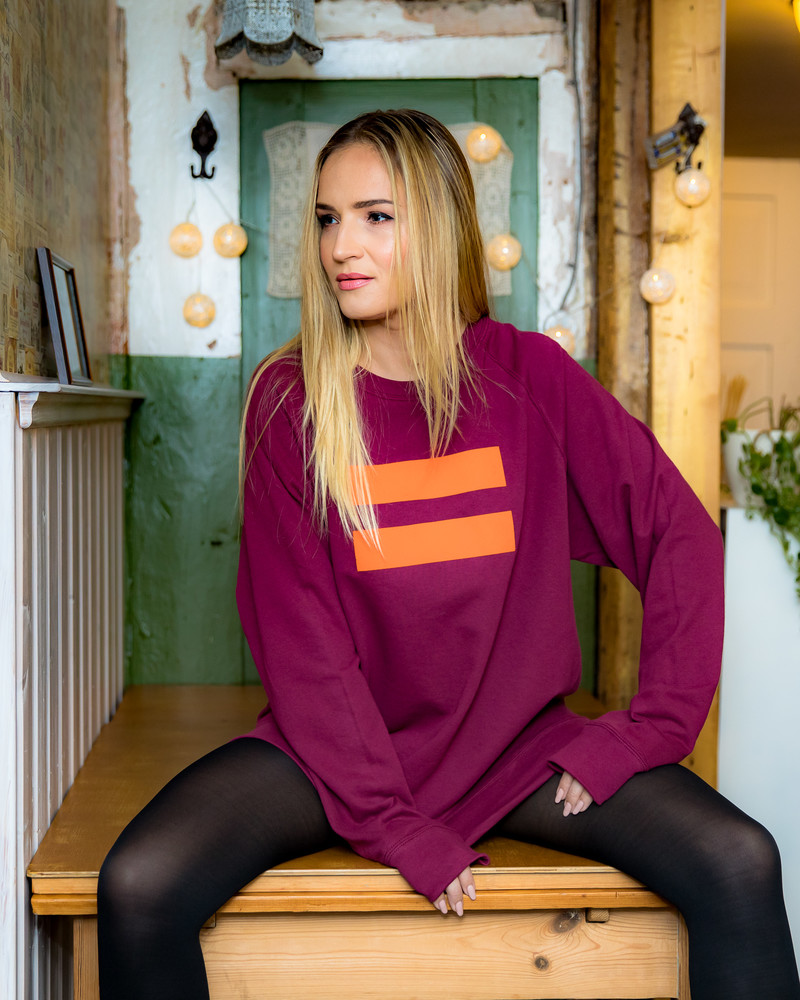 ORANGE VÕRDSUS SWEATSHIRT PURPLE