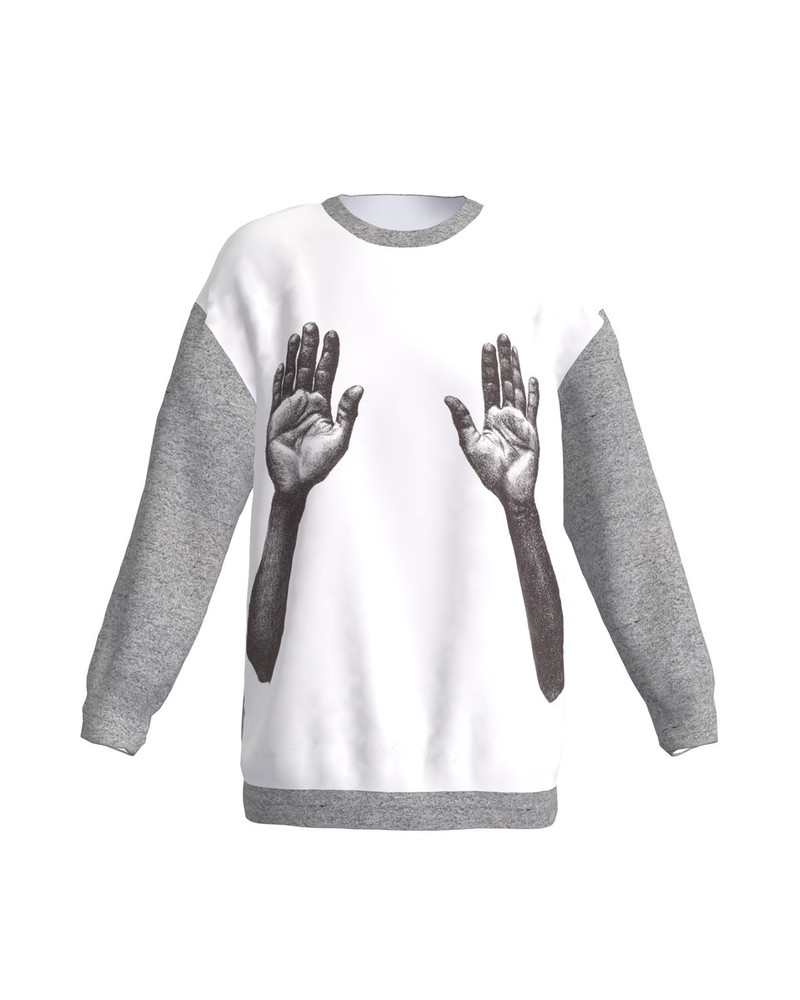 POSITION 1 OVERSIZE SWEATSHIRT GREY