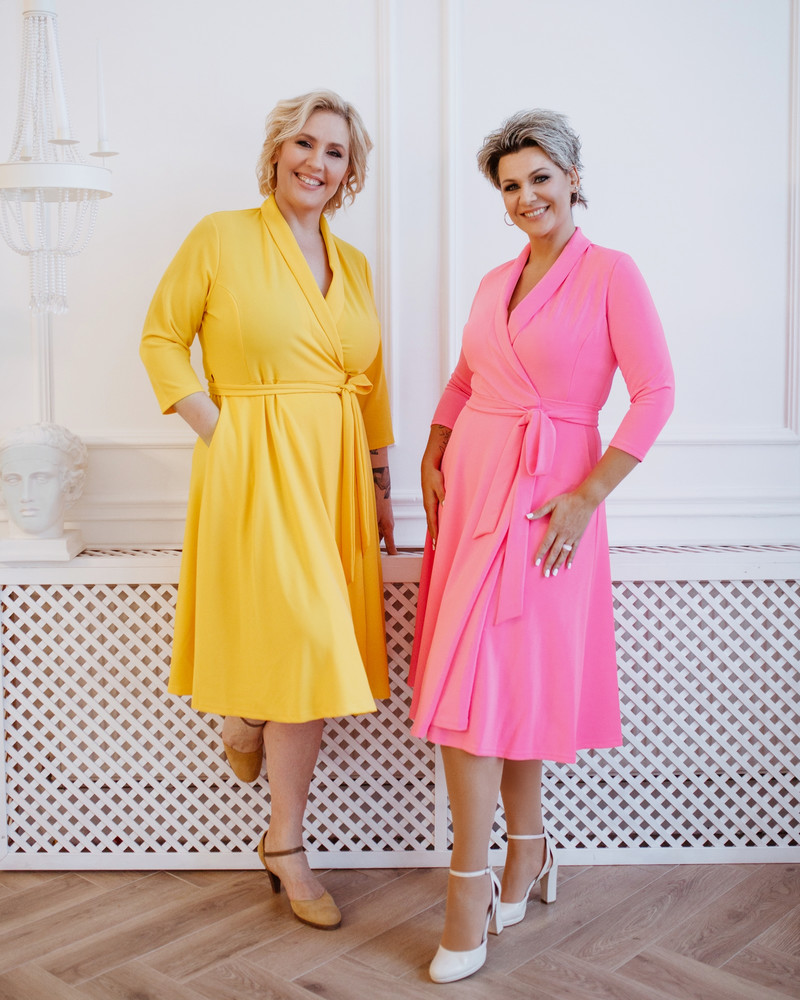 MOON MIDI DRESS YELLOW