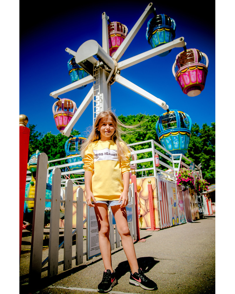 MISS IGANES KIDS SWEATSHIRT YELLOW