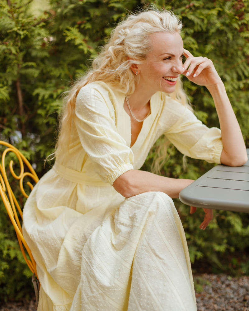 SUMMER COMET MAXI DRESS YELLOW