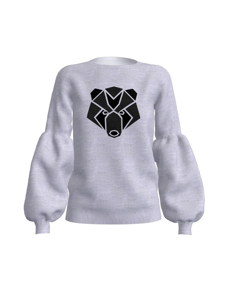 BEAR ALICE SWEATSHIRT LIGHT GREY