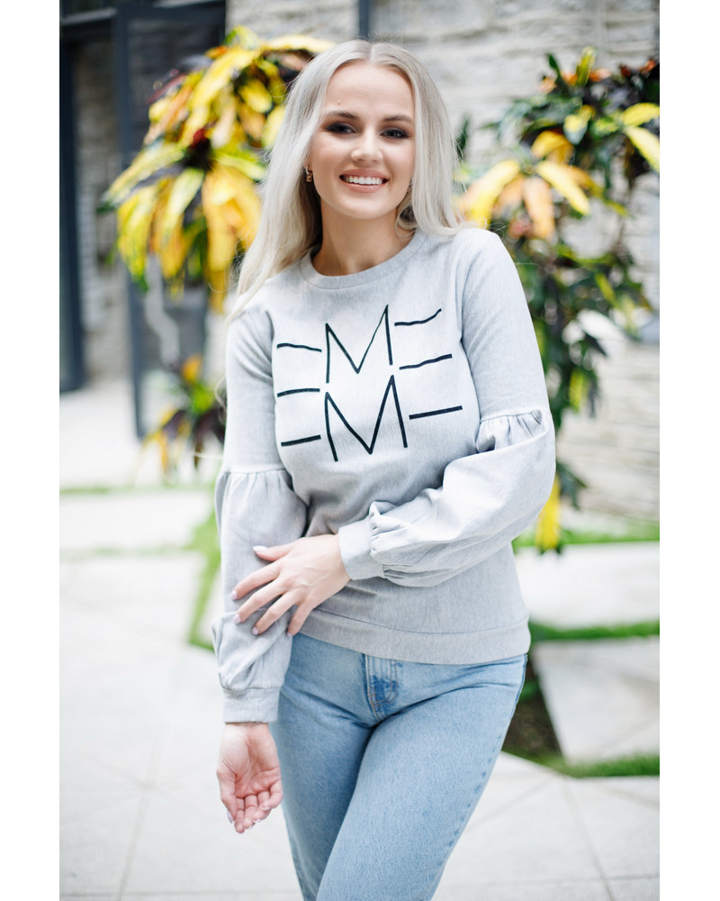 EMME ALICE SWETSHIRT LIGHT GREY