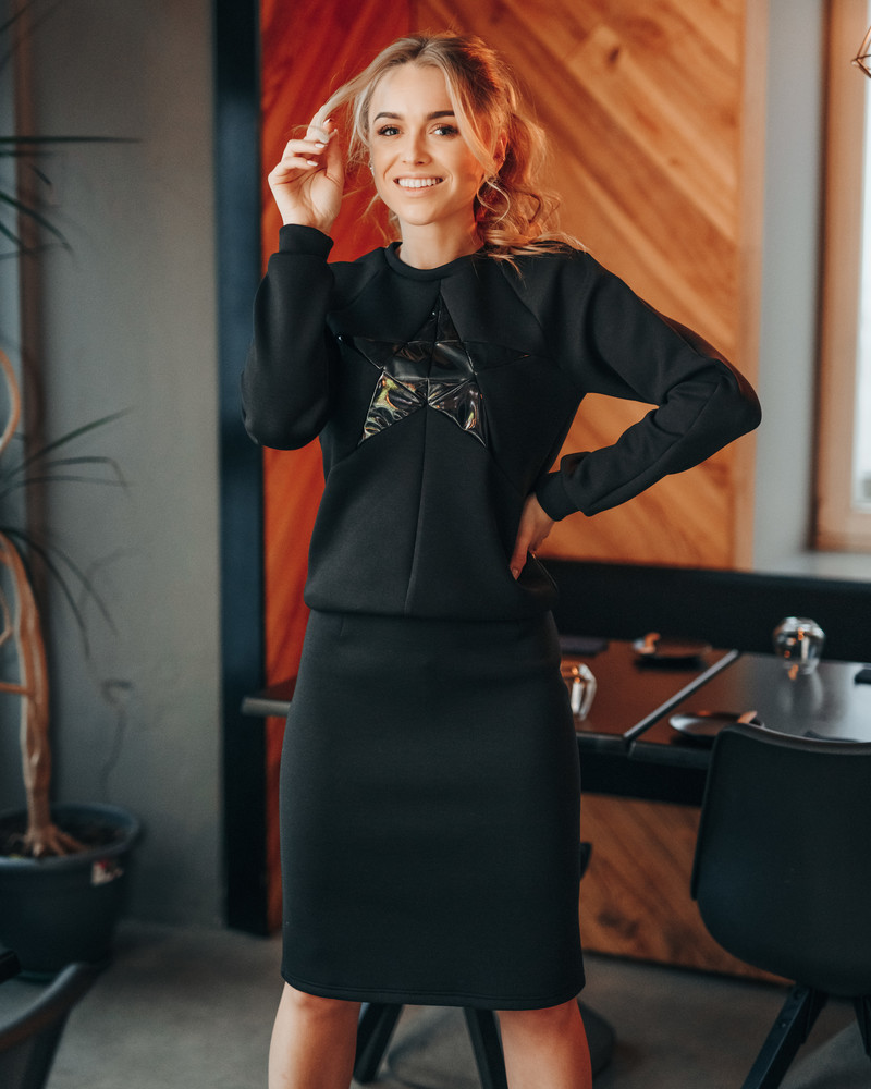 PENCIL SKIRT BLACK