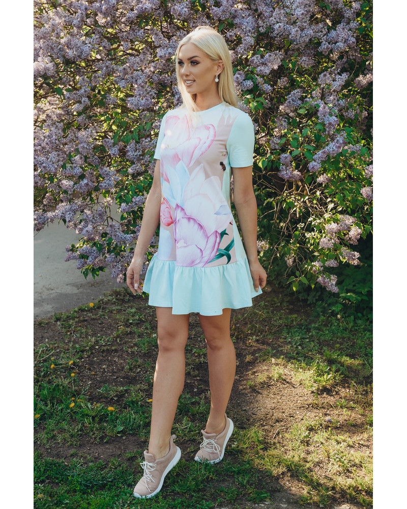 HOLIDAY AKINDE DRESS AQUA