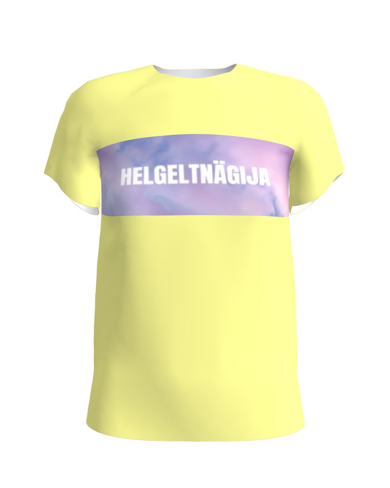 CLOUDS HELGELTNÄGIJA T-SHIRT YELLOW