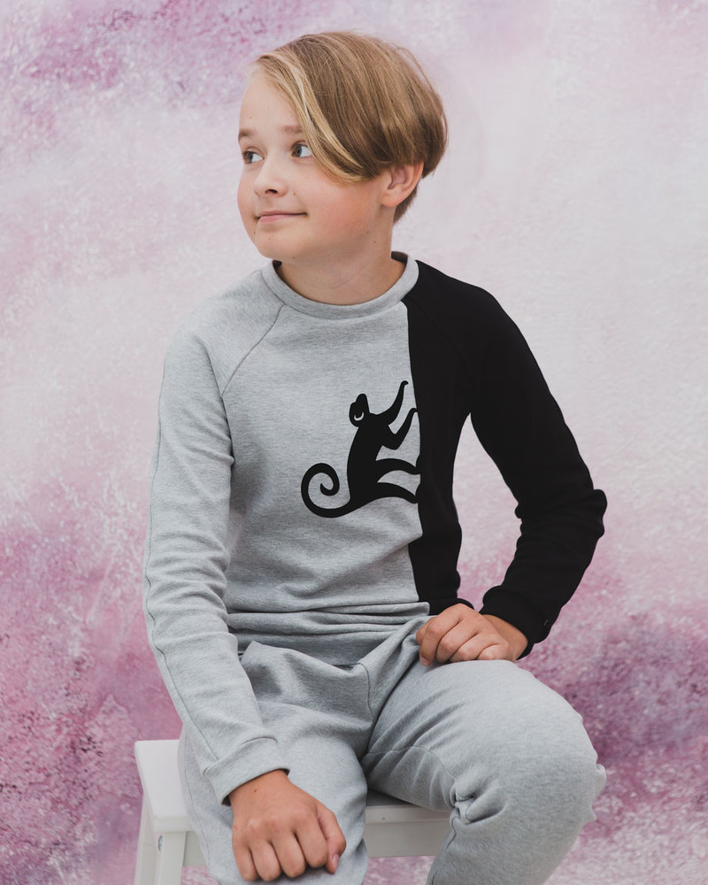 MONKEY TWAIN KIDS SWEATSHIRT GREY