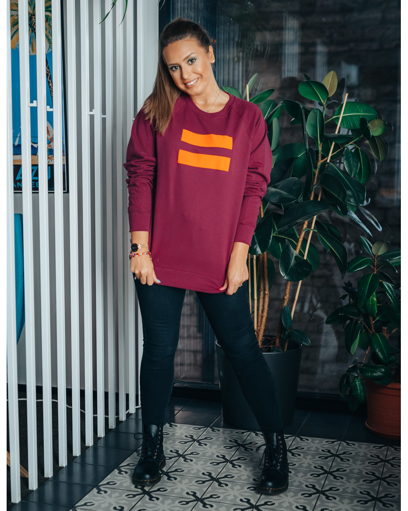 ORANGE VÕRDSUS SWEATSHIRT PURPLE