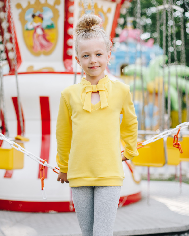 DOLLABLE KIDS SWEATSHIRT YELLOW