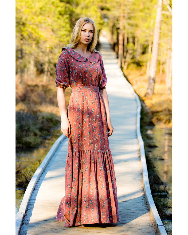 DREAM MAXI DRESS FLORAL PINK