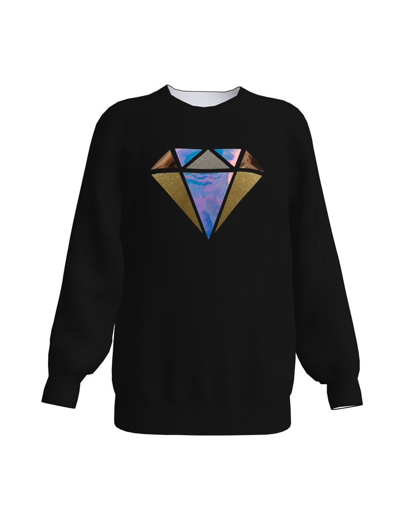 GOLD DIAMOND KIDS SWEATSHIRT BLACK