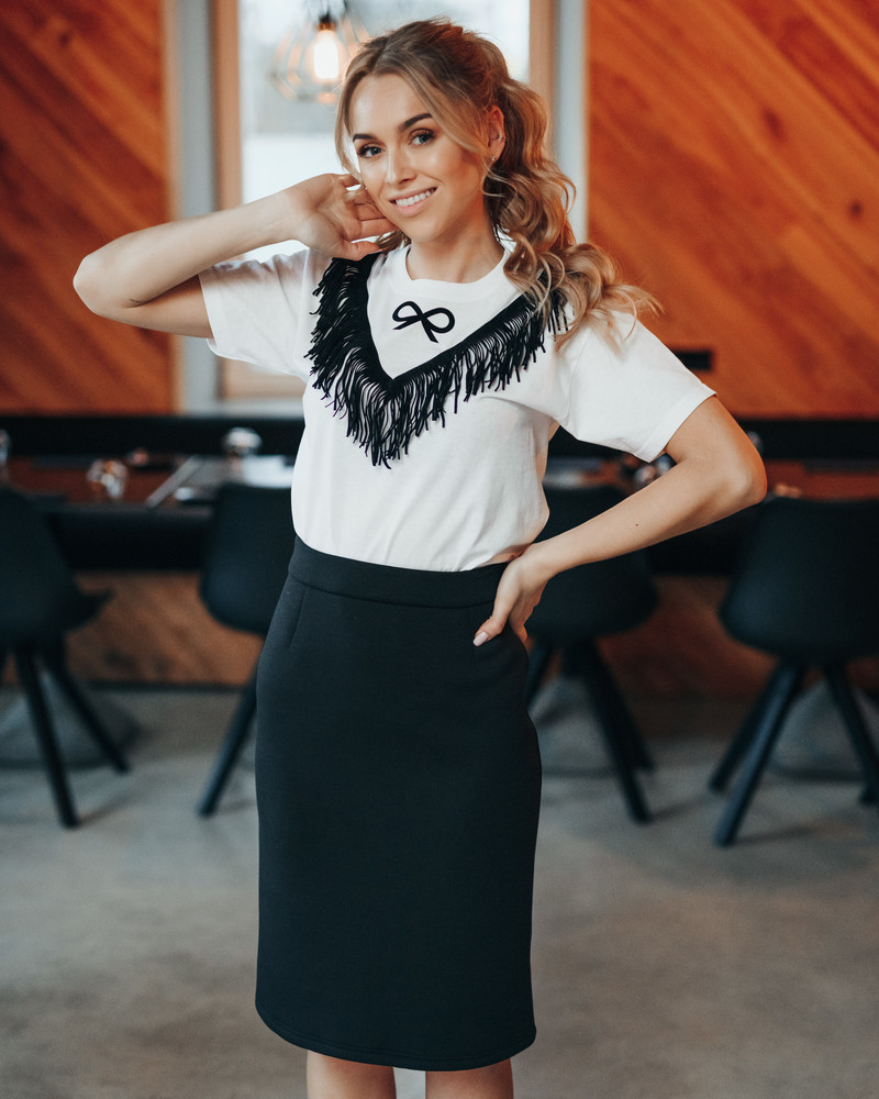 PENCIL SKIRT BLACK