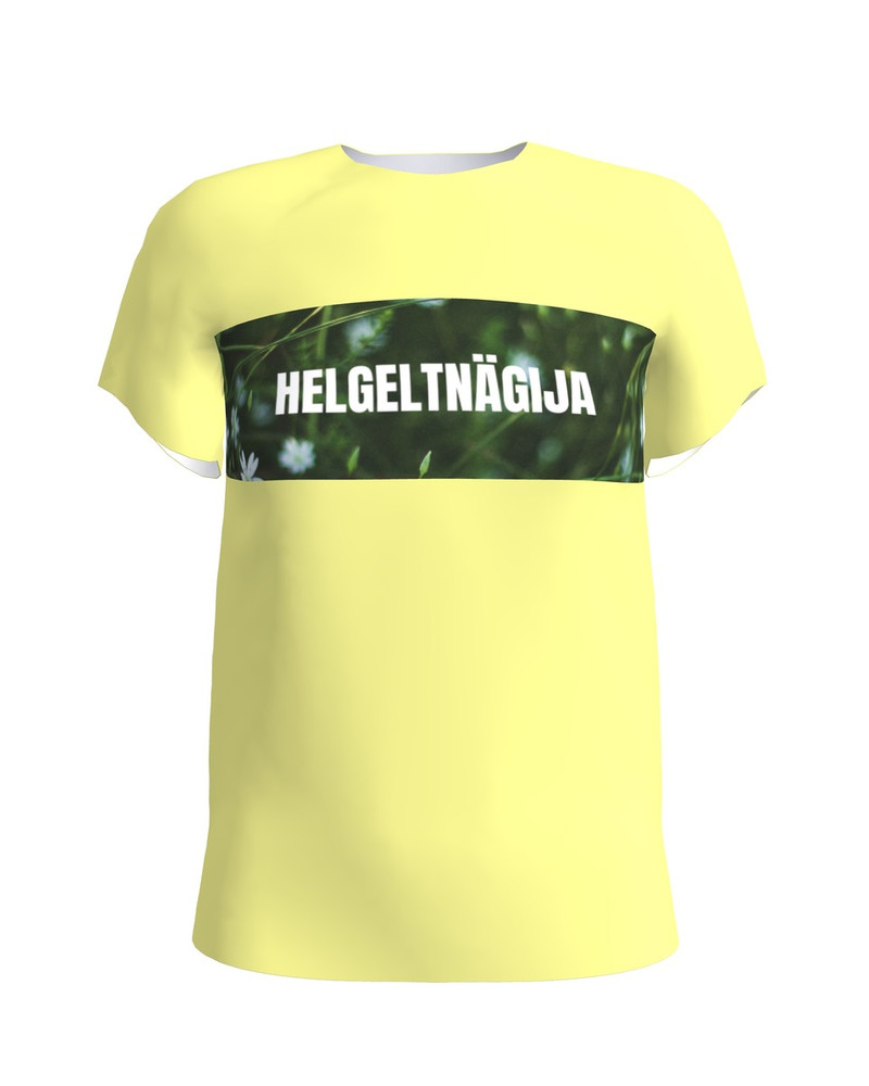 GREEN HELGELTNÄGIJA T-SHIRT YELLOW