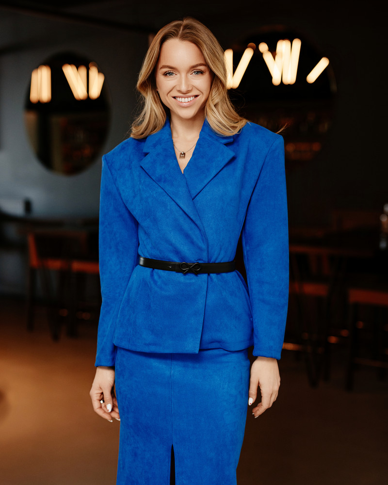 INES SUIT JACKET BLUE
