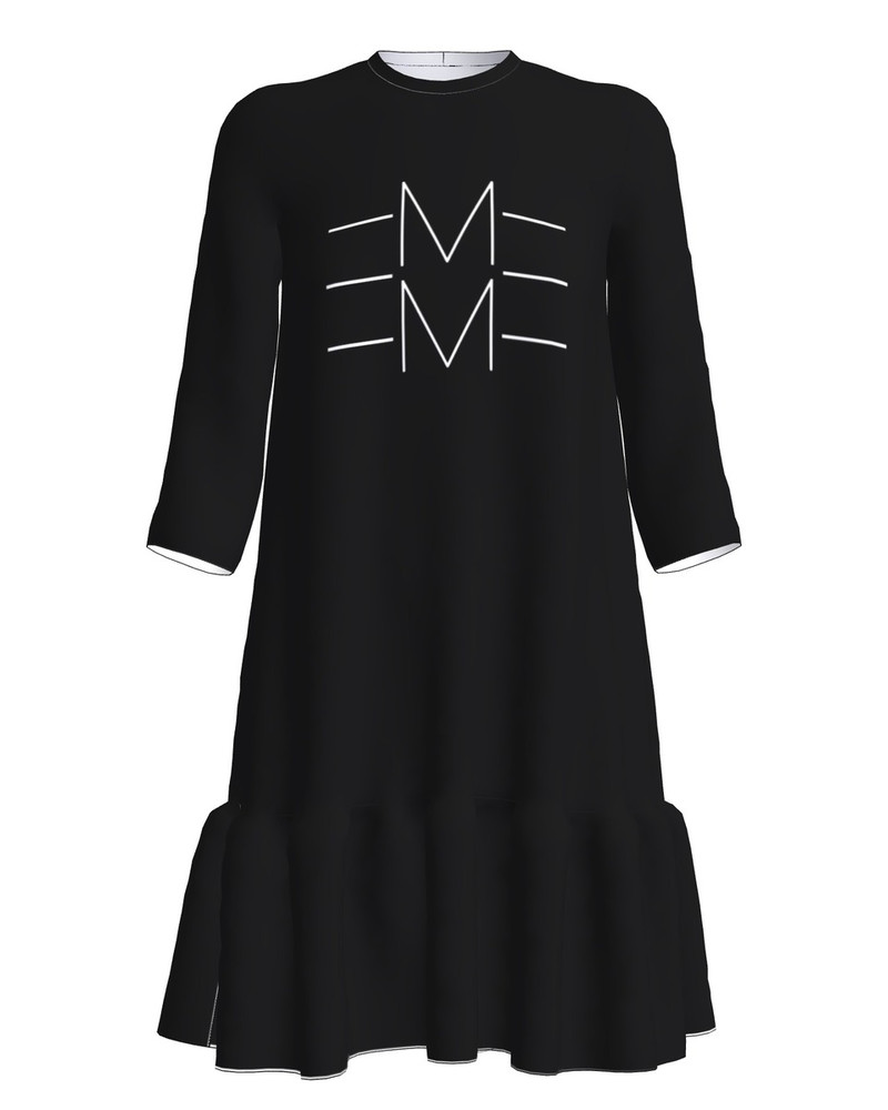 EMME FRILL DRESS BLACK
