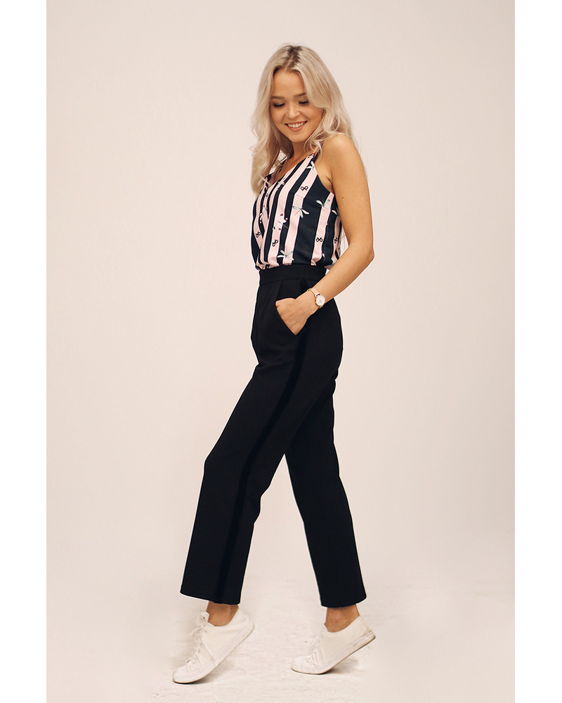 LAMPASS TROUSERS BLACK