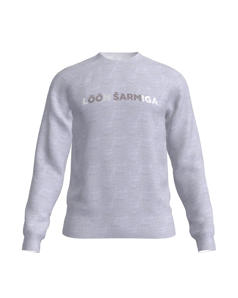 LÖÖN ŠARMIGA PRINT SWEATSHIRT GREY