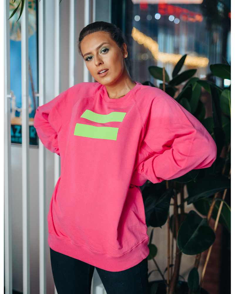 GREEN VÕRDSUS SWEATSHIRT FUCHSIA