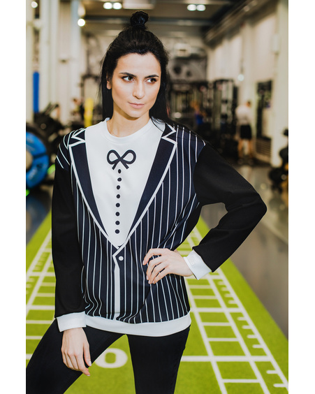 TD BOW OVERSIZE SWEATSHIRT