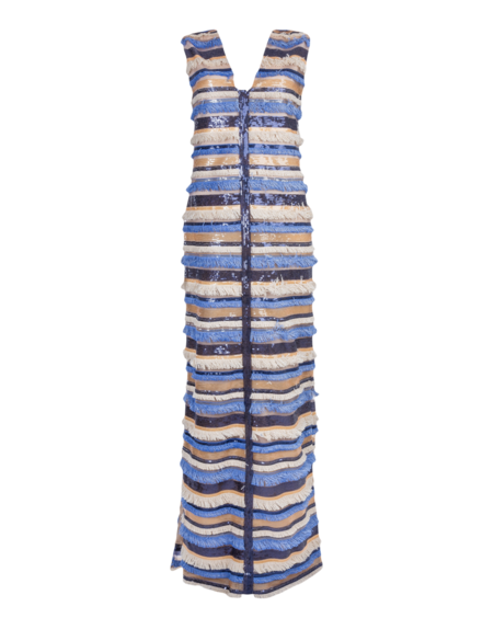 Studio 54 MAXI DRESS TASSLES